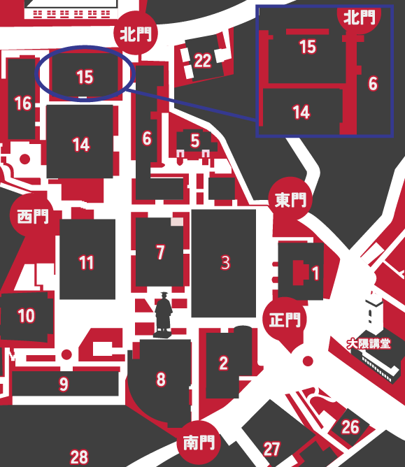 大学構内MAP